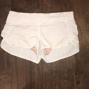 LuluLemon White Shorts